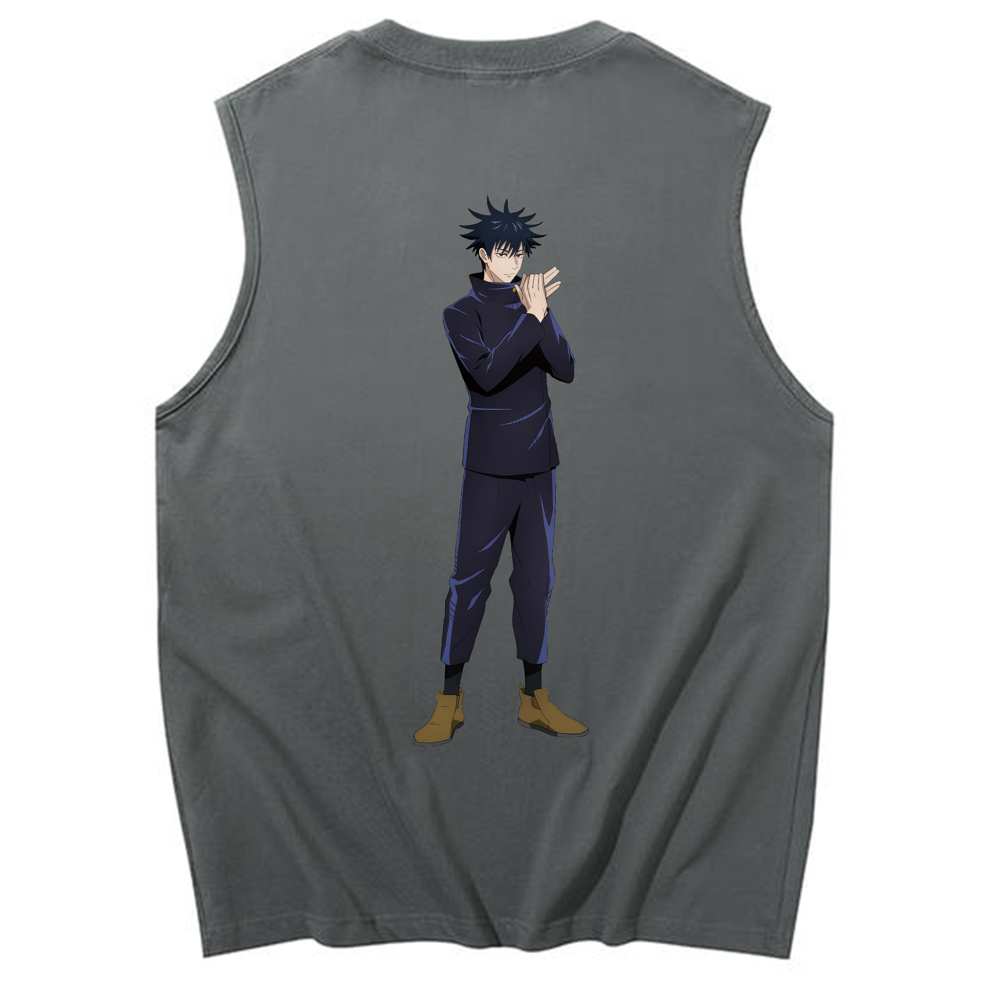 （画像用） 呪術廻戦 Jujutsu Kaisen コットン100％タンクトップ（背面プリント）